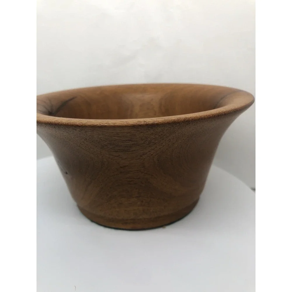 Hand Carved Wood Bowl 3